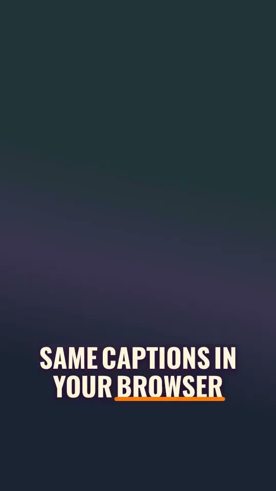 Aurora Ink caption style