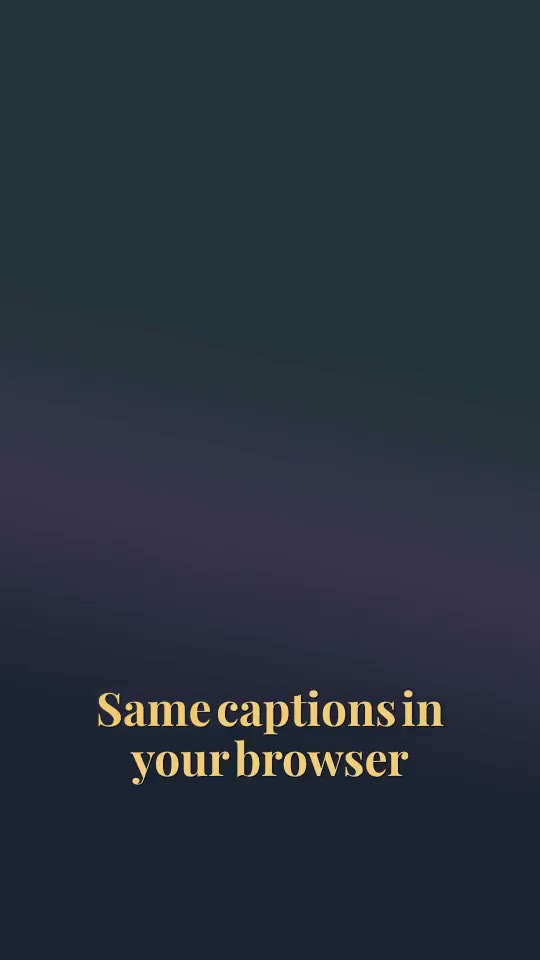 Midnight Serif caption style preview